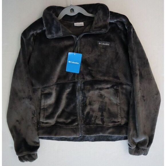 Columbia 1997932-011 Women's Plus Sz 1X Dark Gray Fire Side Full Zip Jacket - Picture 7 of 10